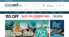 Desktop Screenshot of plazaart.com